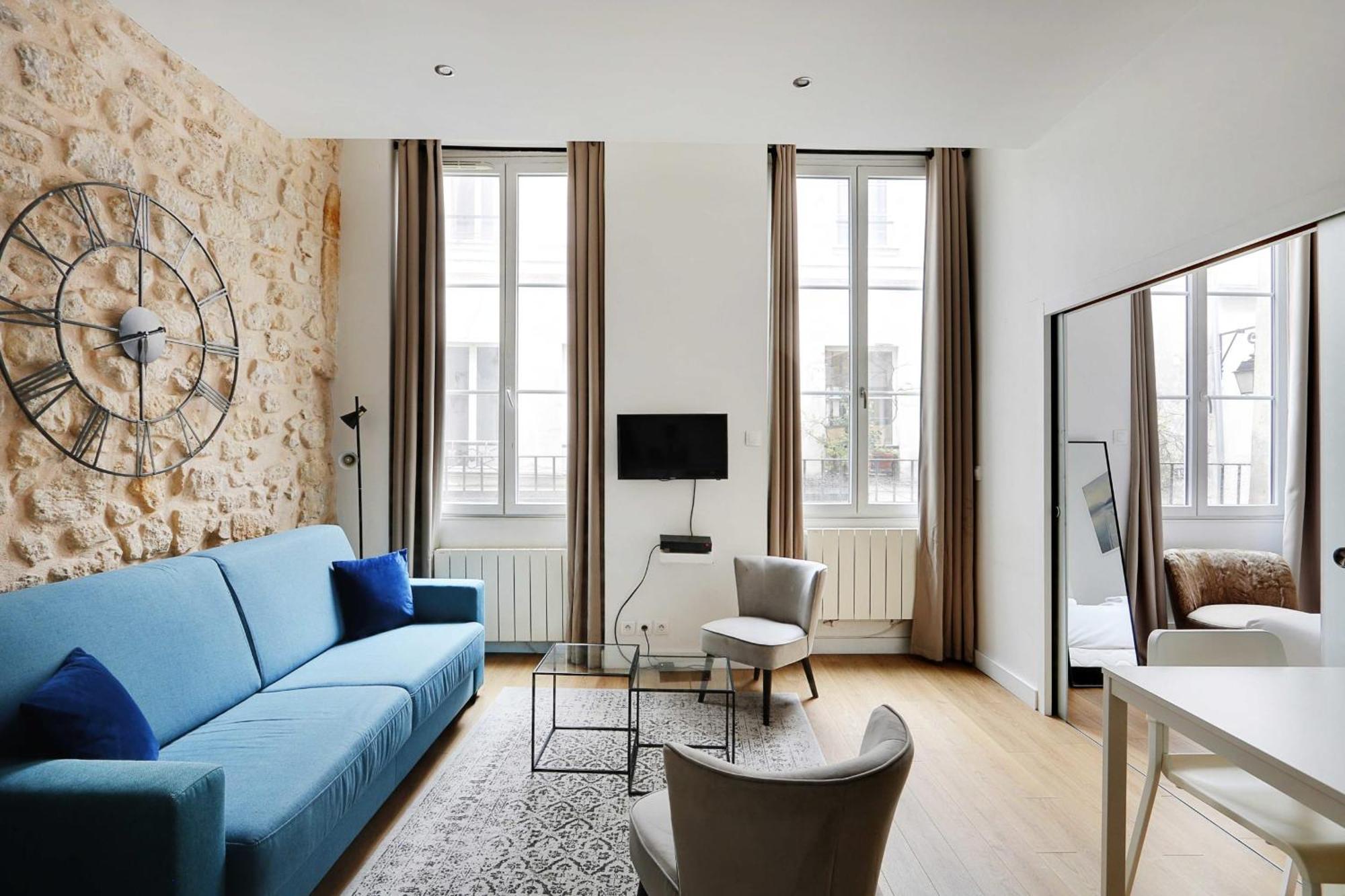 Appart Confortable -1Br 4P- Quartier Beaubourg Paris Dış mekan fotoğraf